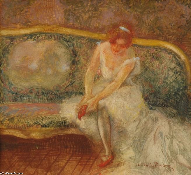 Zittende Ballerina — Gaston De La Touche