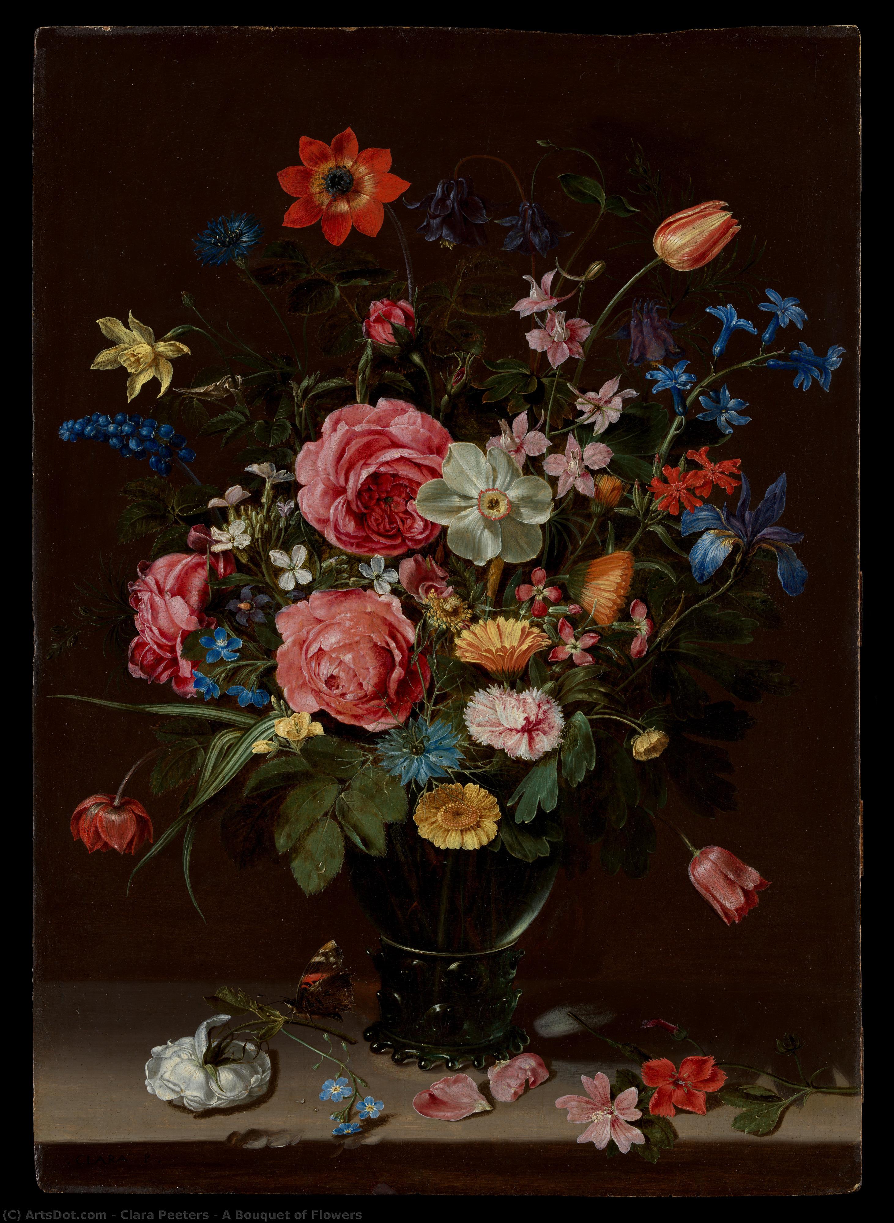 A Bouquet Of Flowers — Clara Peeters