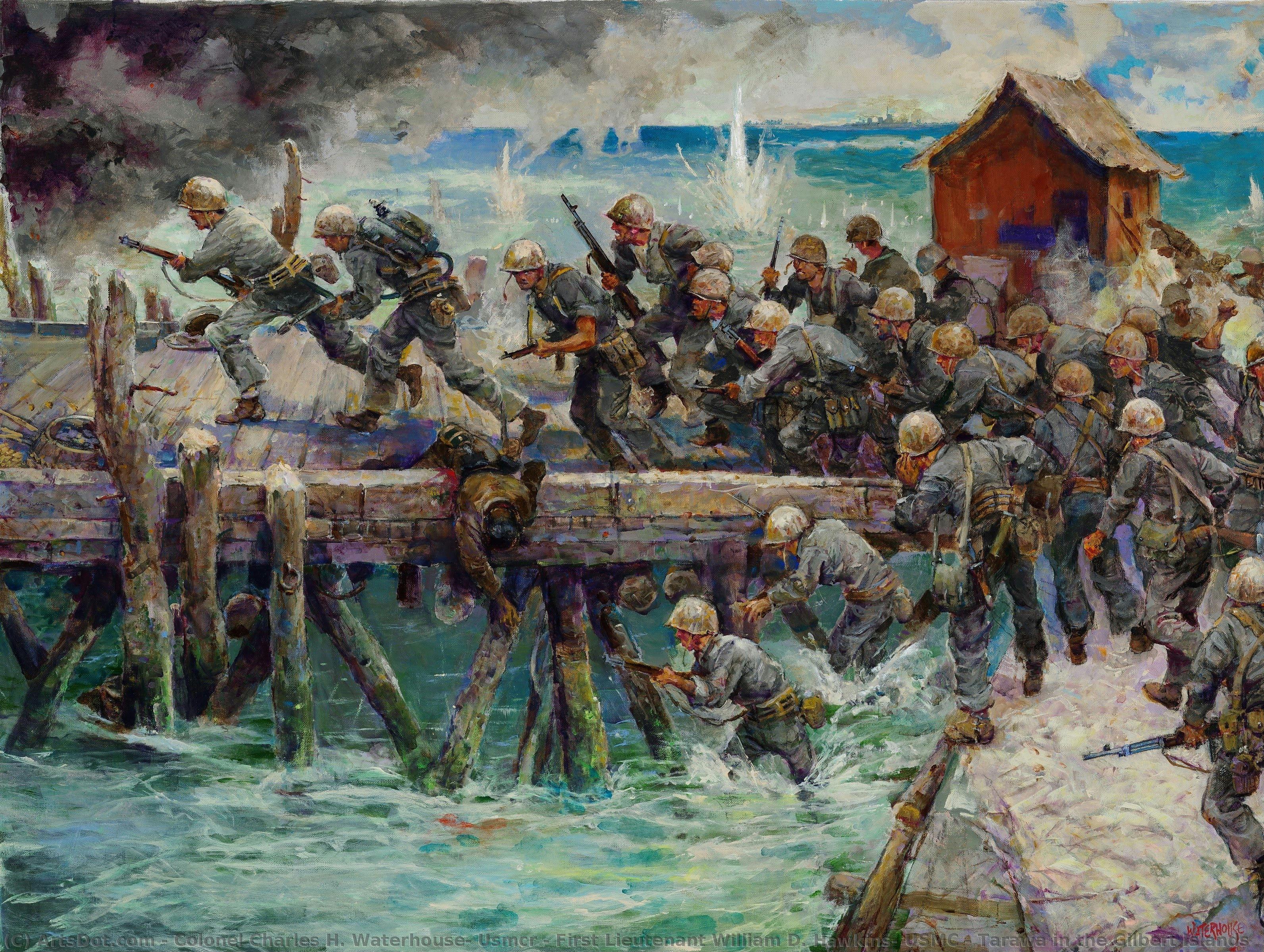 First Lieutenant William D. Hawkins, Usmc - Tarawa In The Gilbert Islands — Colonel Charles H. Waterhouse, Usmcr