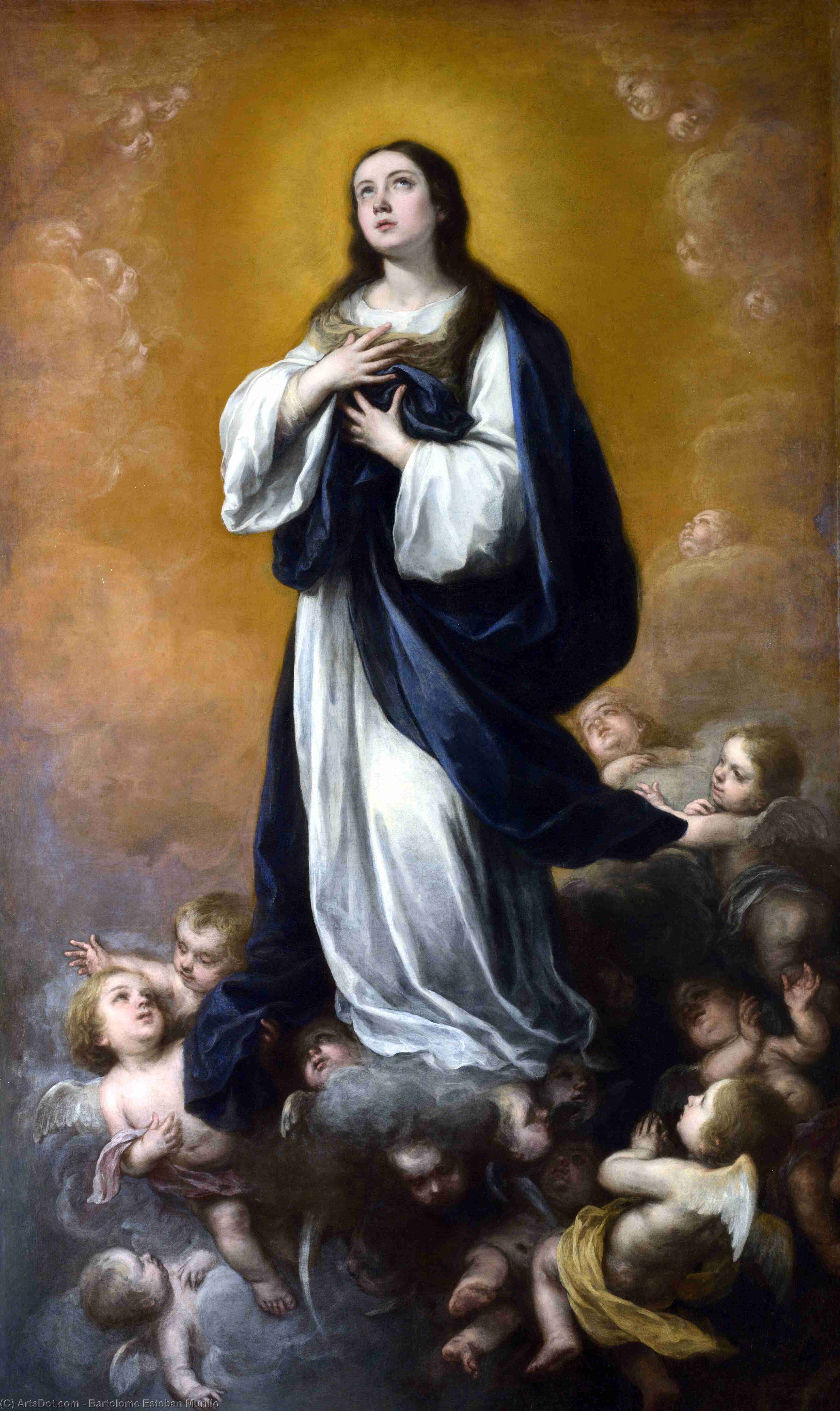 The Immaculate Conception Of The Virgin — Bartolomé Esteban Murillo