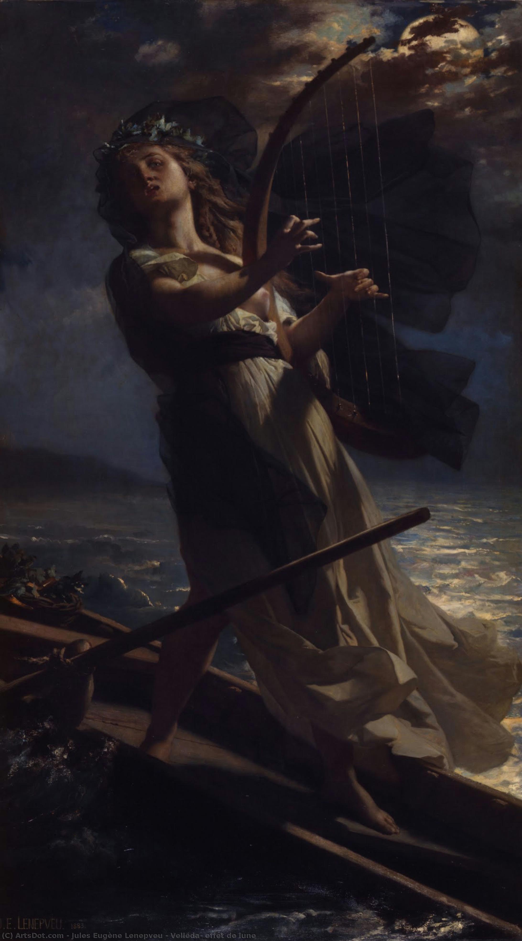 Velléda, Effet De Lune — Jules Eugène Lenepveu