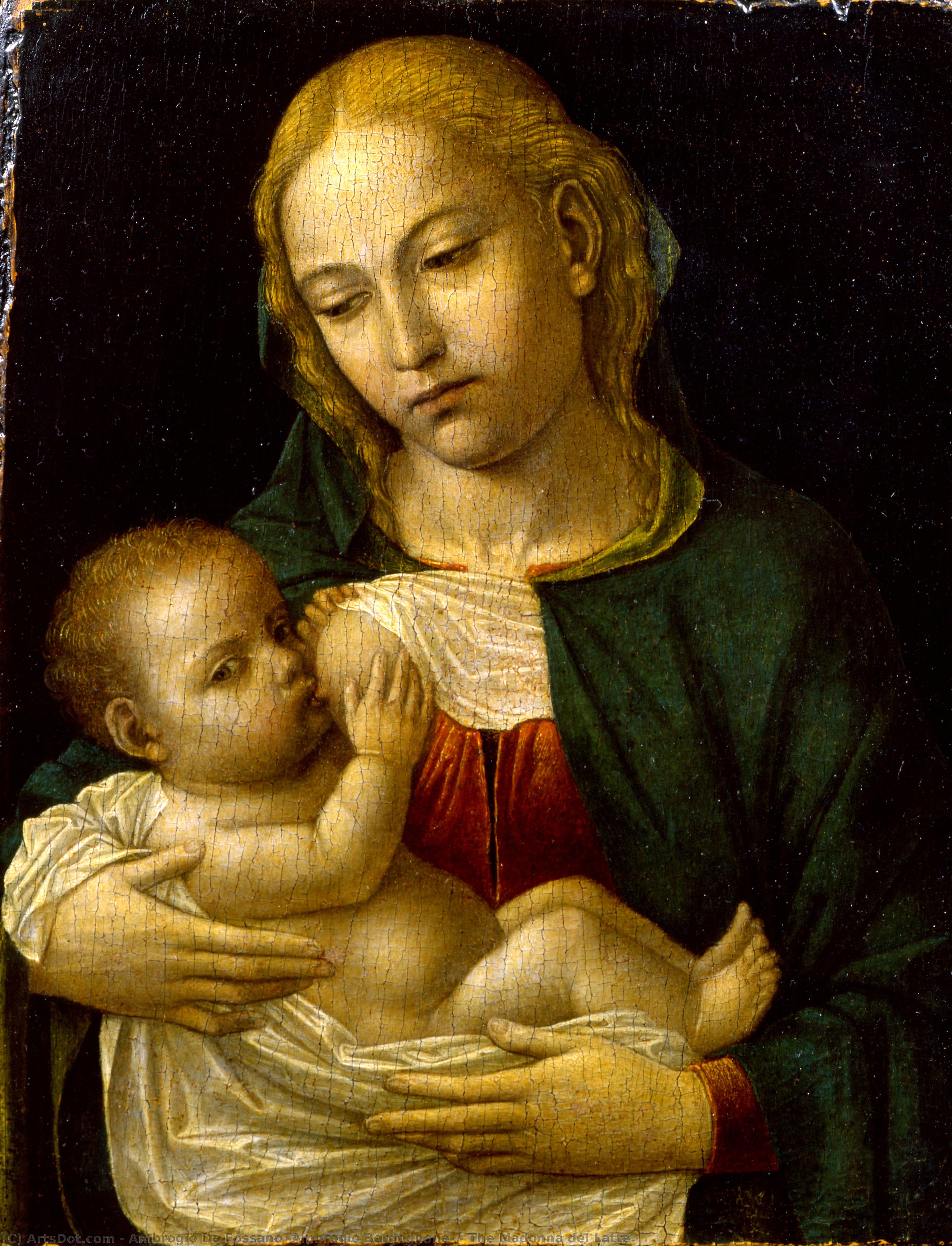 The Madonna Del Latte — Ambrogio Da Fossano (ambrogio Bergognone)