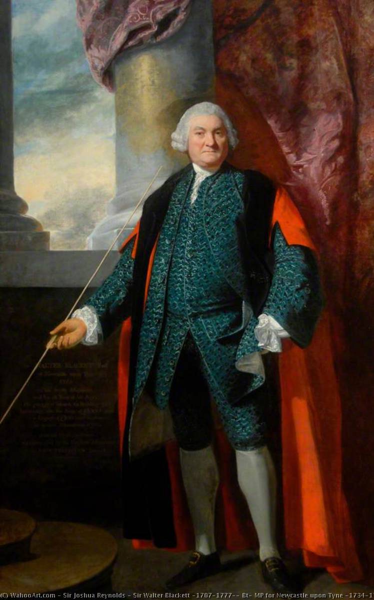 Sir Walter Blackett (1707–1777), Bt, Mp For Newcastle Upon Tyne (1734–1777) — Sir Joshua Reynolds