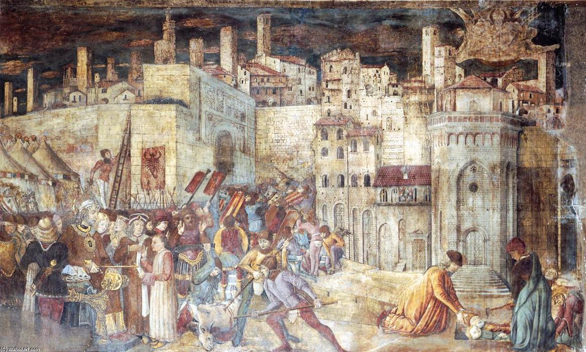 Burial Of St Ercolano Outside The Gates Of Perugia — Benedetto Bonfigli