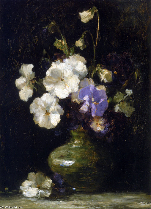 Pansies In A Vase Sun — Jacob Simon Hendrik Kever
