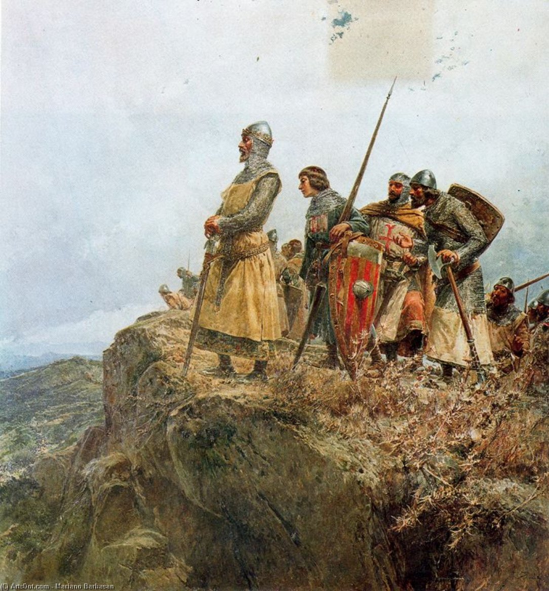 Don Pedro Iii The Great In The Hill Of The Paniza — Mariano Barbasan