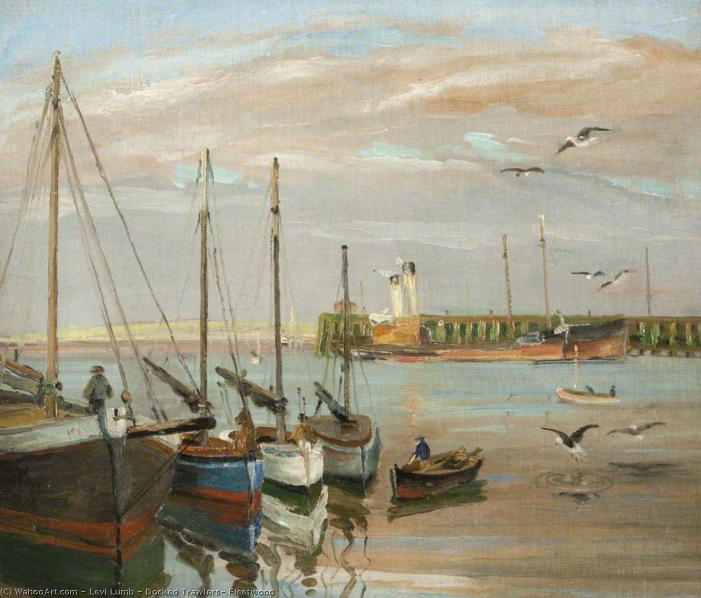 Docked Trawlers, Fleetwood — Леви Ламб