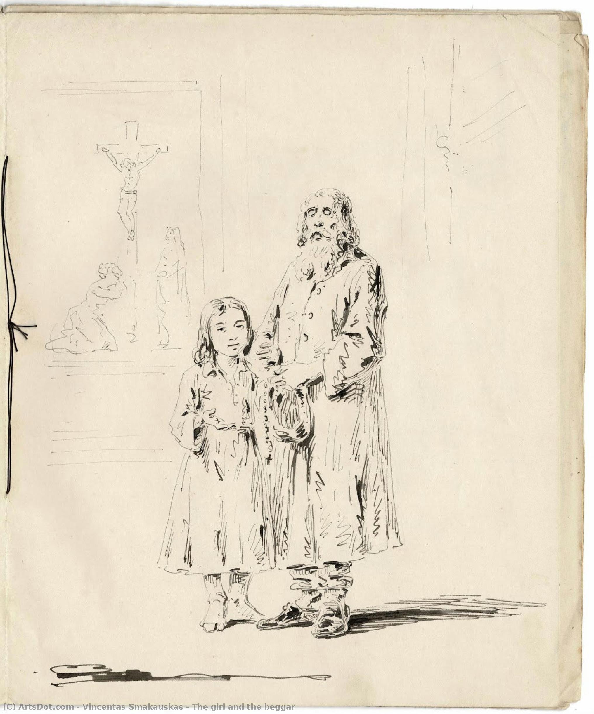 The Girl And The Beggar — Vincentas Smakauskas