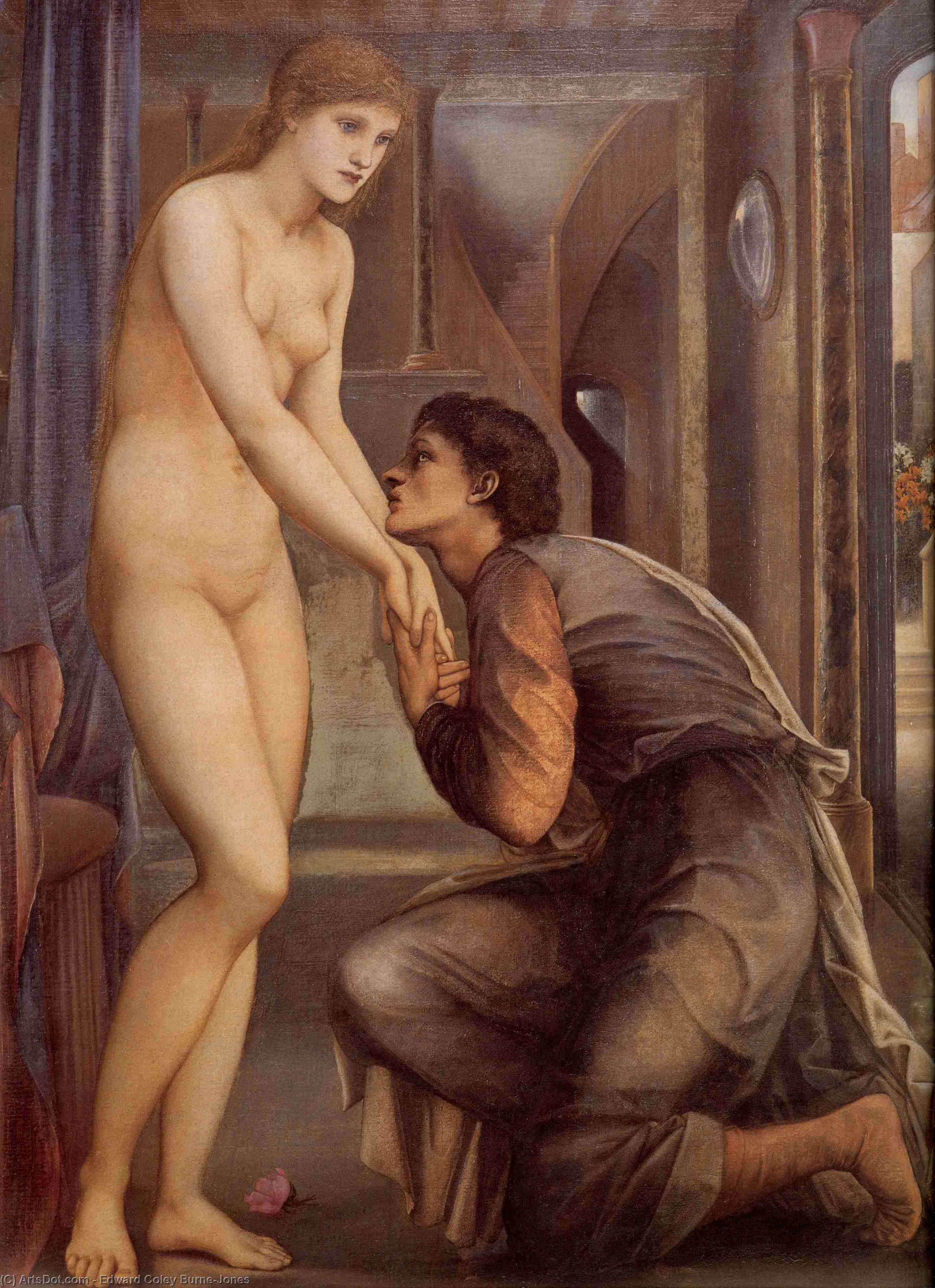 Burne Jones Pygmalion And The Image Iv The Soul Attains (detail) — Edward Coley Burne-jones