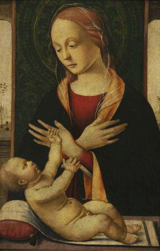 The Virgin Adoring The Child — Biagio D'antonio Tucci