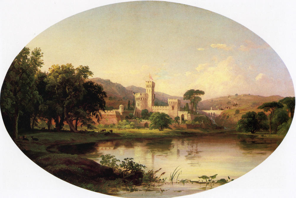 Castle By A Lake — Jasper Francis Cropsey