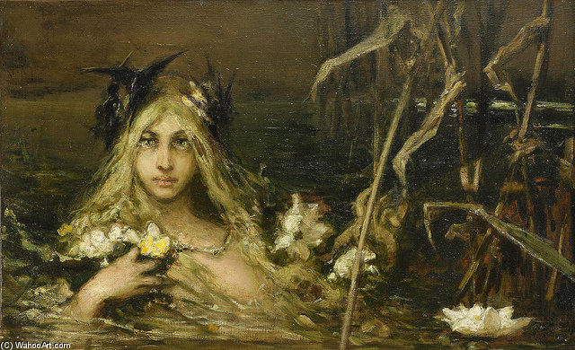 Water Nymph — Vasily Alexandrovich Kotarbinsky