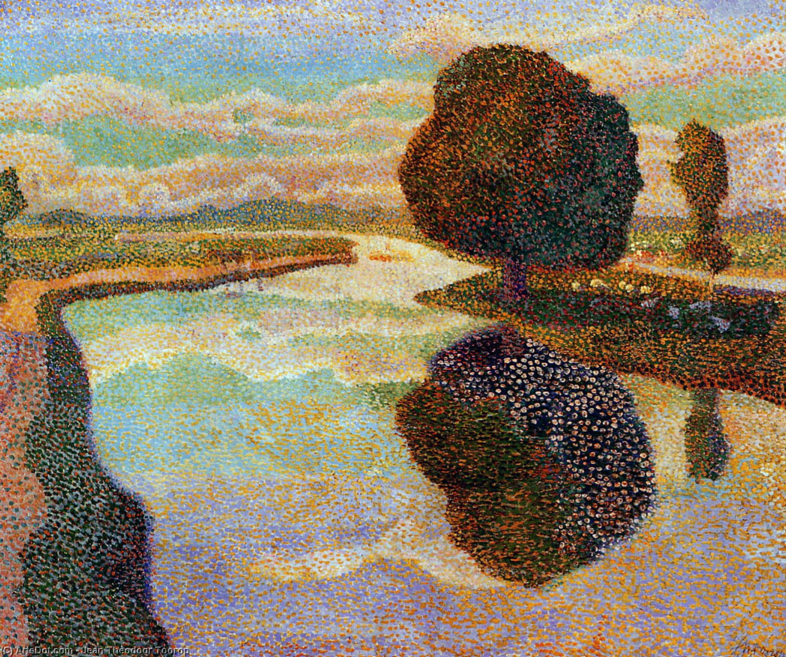 Landscape With Canal — Jean Theodoor Toorop