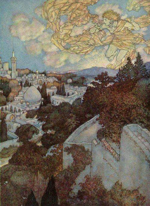 The Rubaiyat. Morning — Edmund Dulac