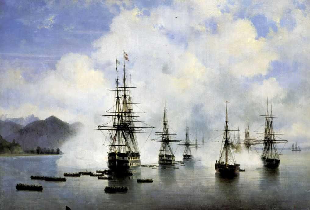 The Landing Of Raevsky N N Near Subashi — Ivan Konstantinovich Aivazovsky