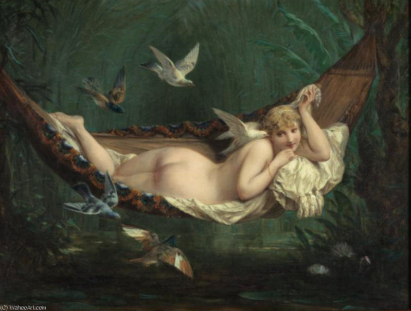 Henry Pierre The Hammock — Henri Pierre Picou
