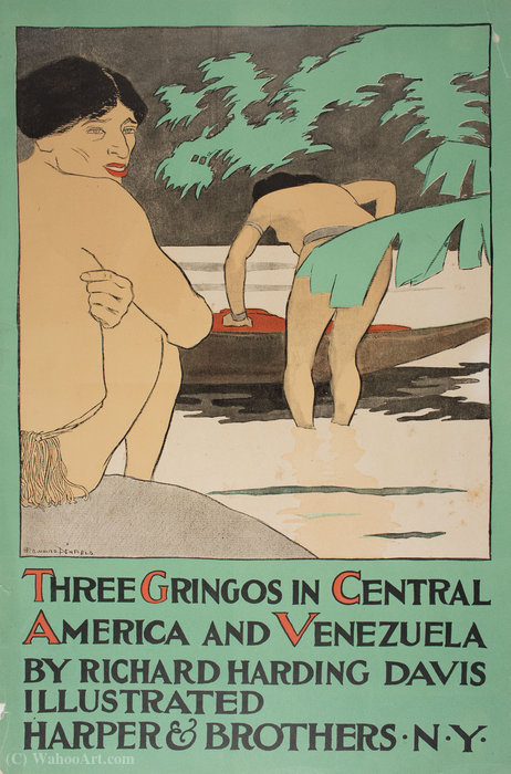 'three Gringos In Central America And Venezuela', (44 X 29 Cm) (1896) — Edward Penfield