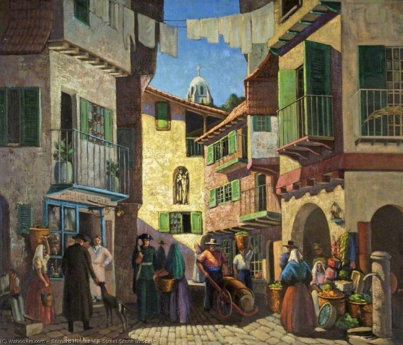 A Street Scene In Spain — Bernard Ninnes