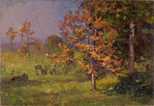 Early Autumn (the Autumn White Oak) — Theodore Clement Steele