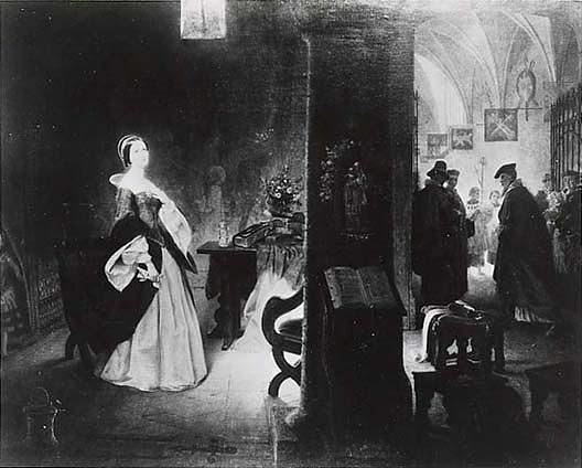 Princess Elizabeth In The Tower, (painting) — Emanuel Gottlieb Leutze