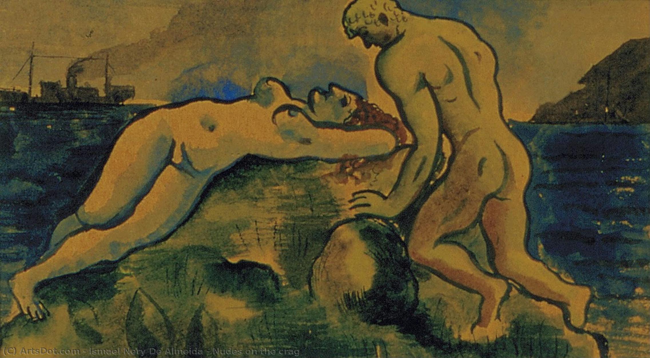 Nudes On The Crag — Ismael Nery De Almeida