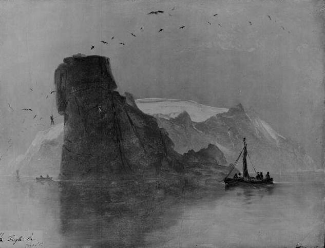 Vue De Fuglo Oe (aujourd'hui Fugloy) — Peder Balke