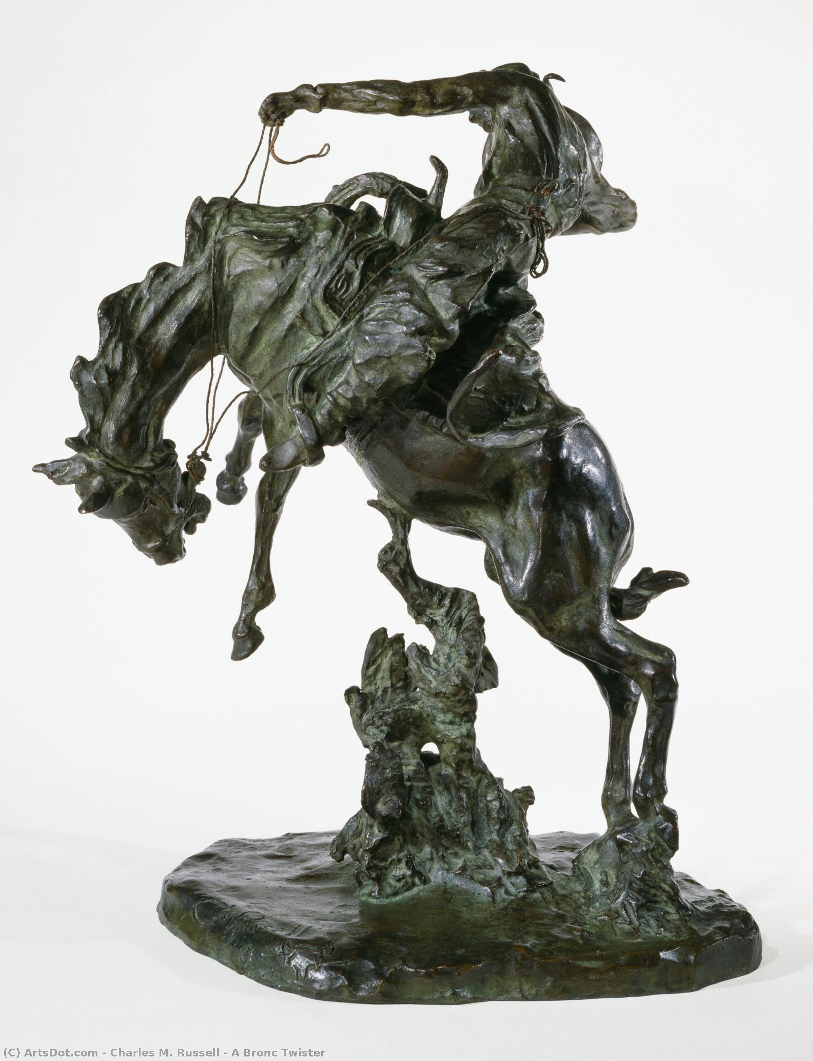A Bronc Twister — Charles Marion Russell