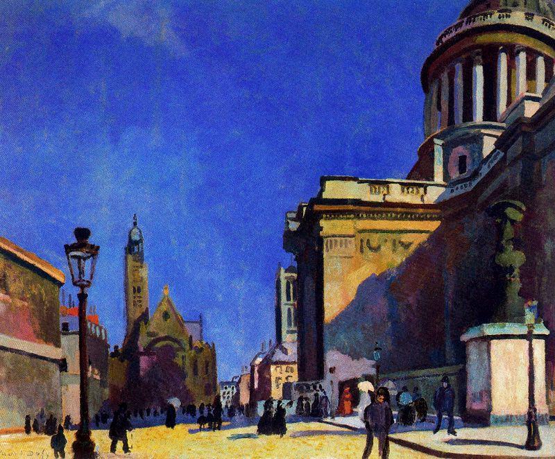 The Pantheón And Saint-etiénne-du-mont — Raoul Dufy
