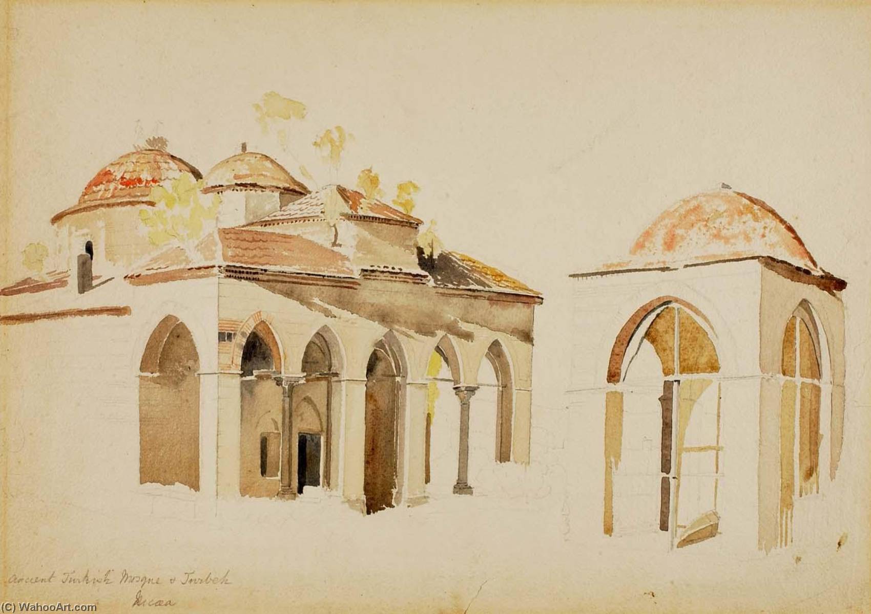 Ancient Turkish Mosque At Tourbek — Miner Kilbourne Kellogg