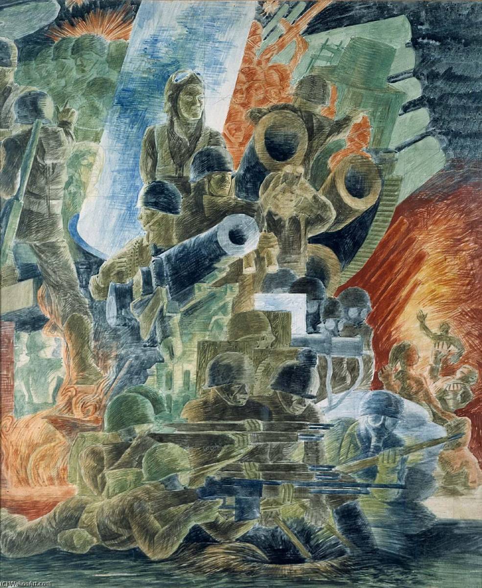 War (mural Study, War Department Building, Washington, D.c.) — Kindred Mcleary