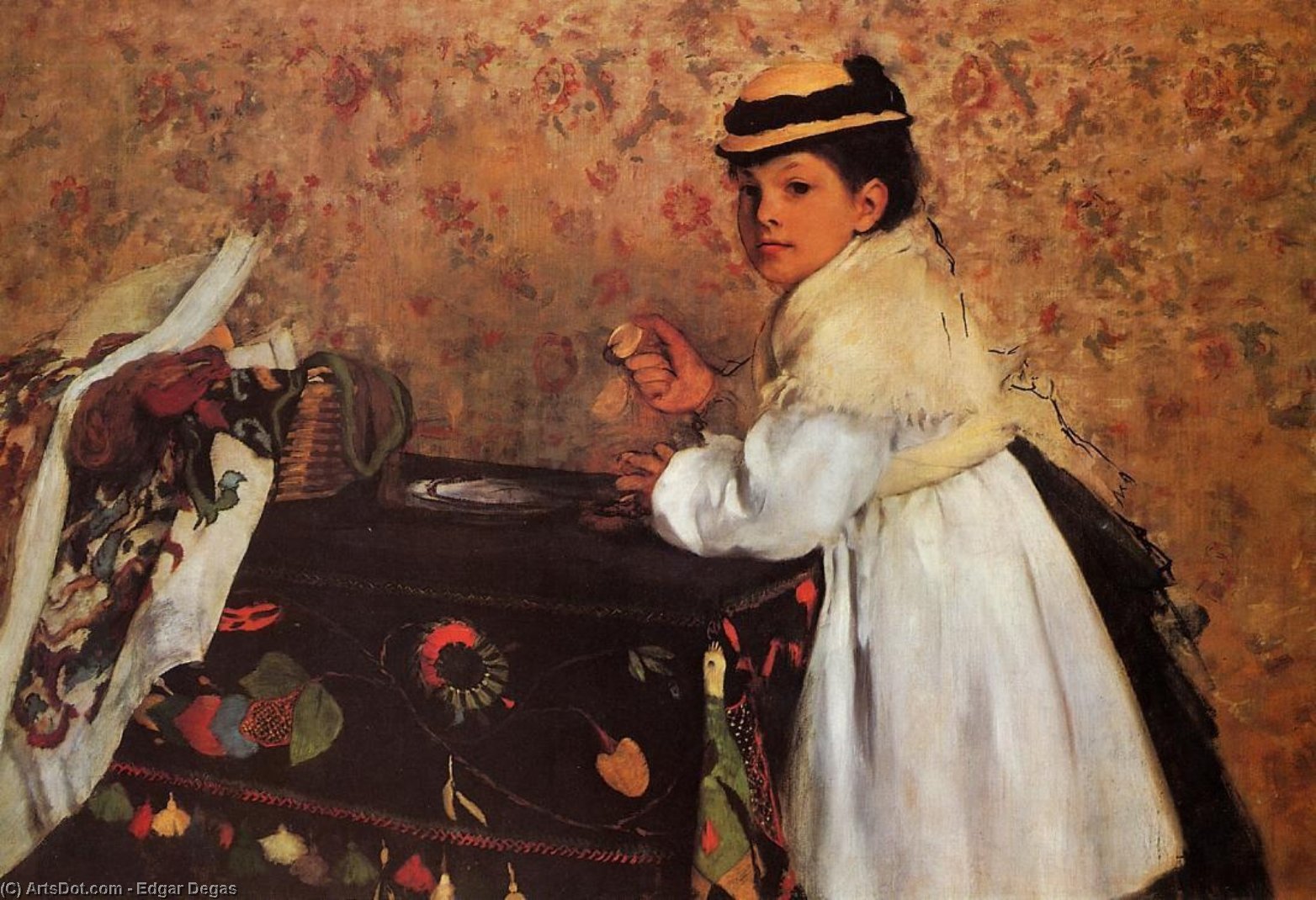 Hortense Valpinçon — Хилари Жермен Едгар Дегас