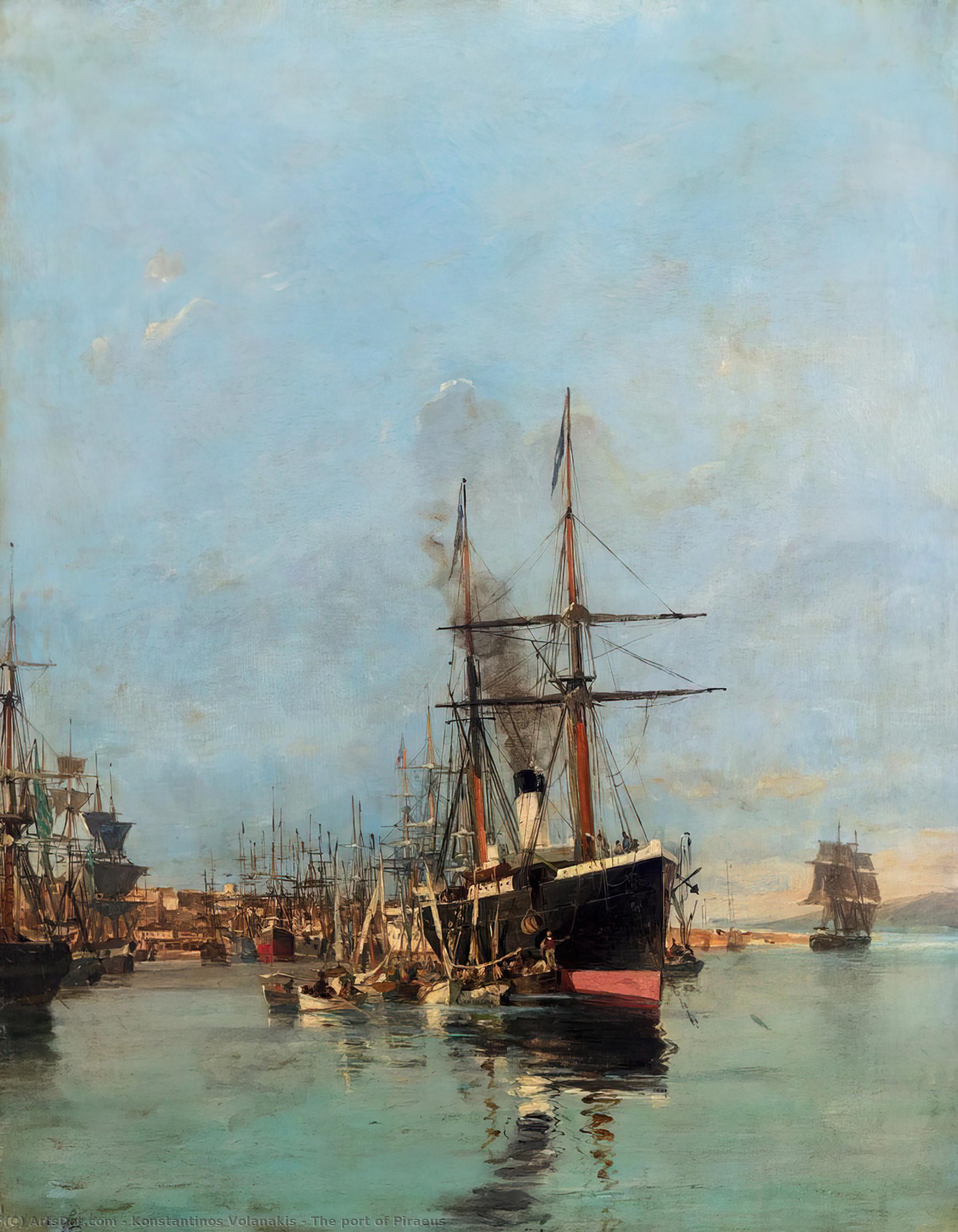 The Port Of Piraeus — Konstantinos Volanakis