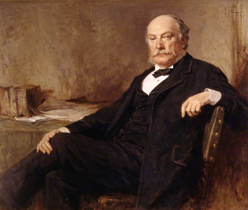 John William Strutt (1842–1919), 3rd Baron Rayleigh — George Reid