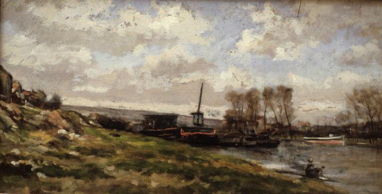 Village Et Bateaux — Jouanny Paul