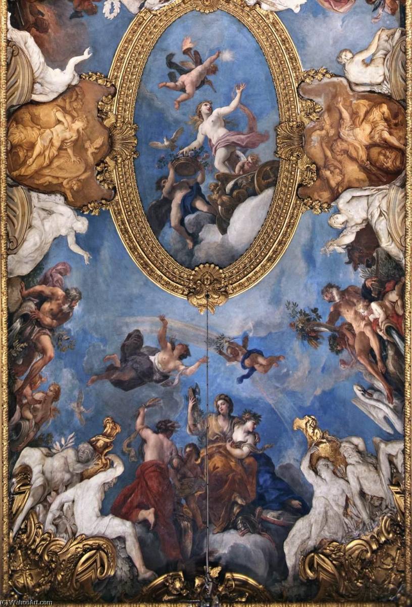 Ceiling Of The Galleria Del Daniel (south Section) — Daniel Seiter