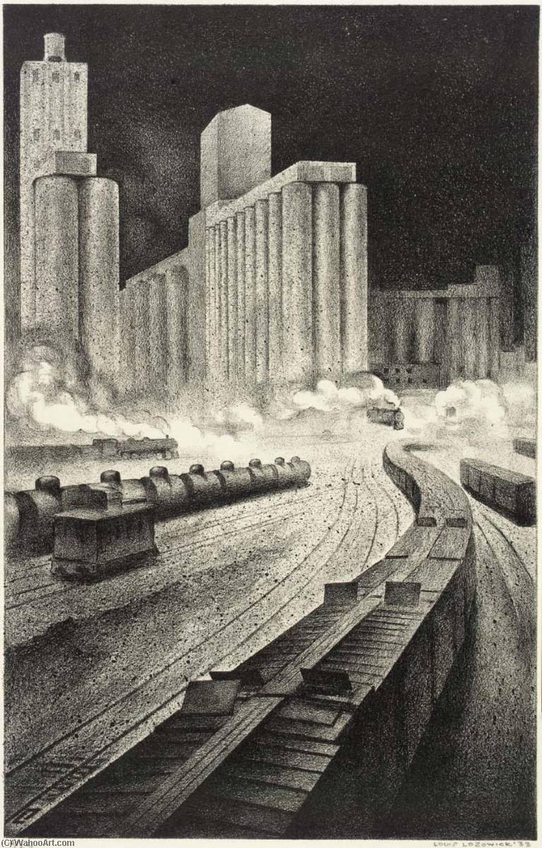 Granaries To Babylon — Louis Lozowick