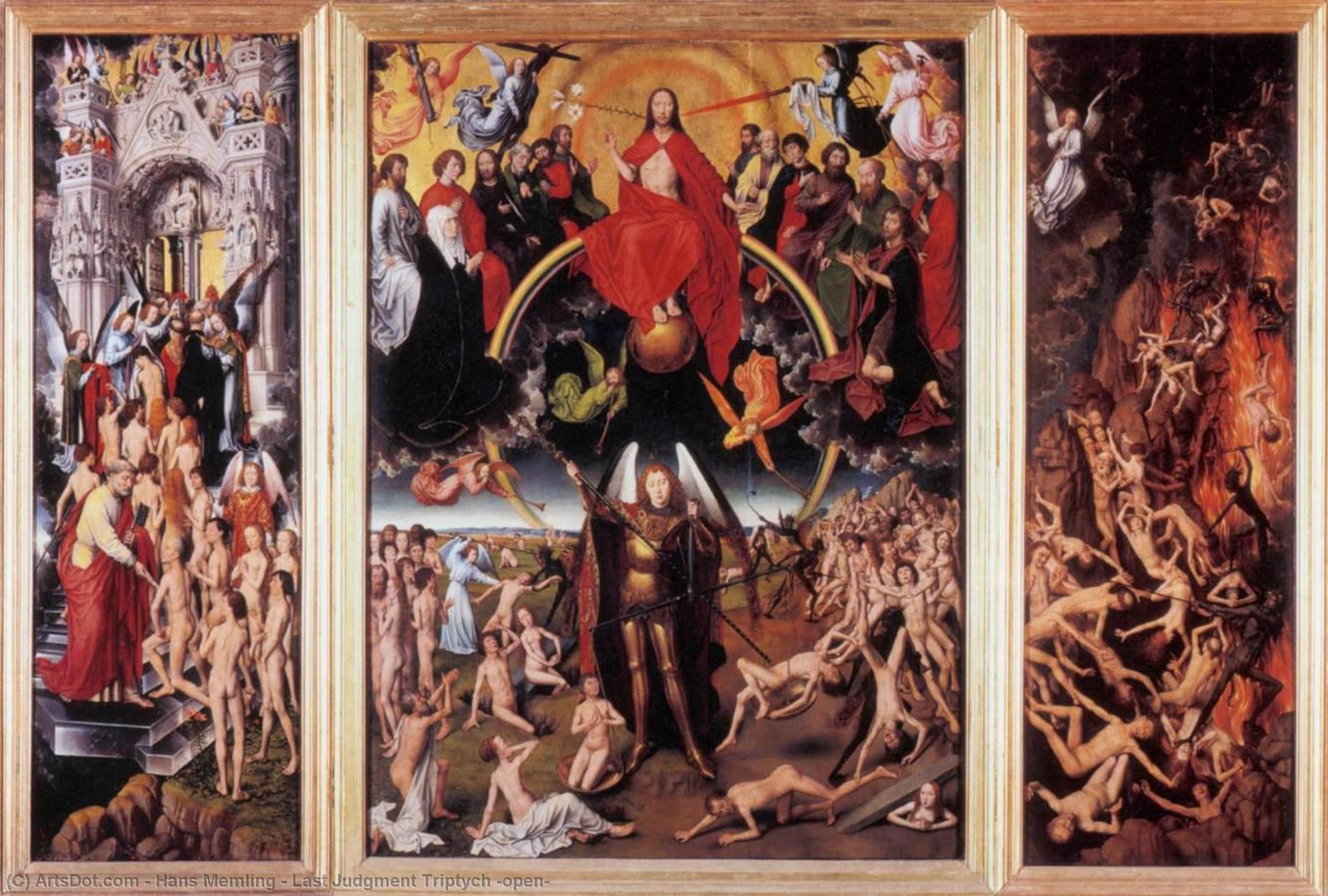 Last Judgment Triptych (open) — Ханс Мемлинг