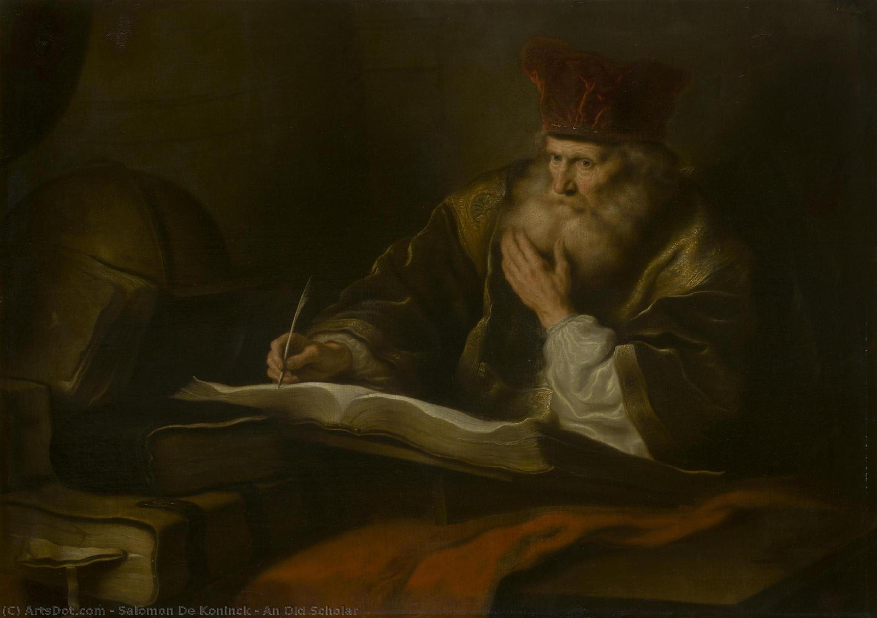 An Old Scholar — Саломон Де Конингк