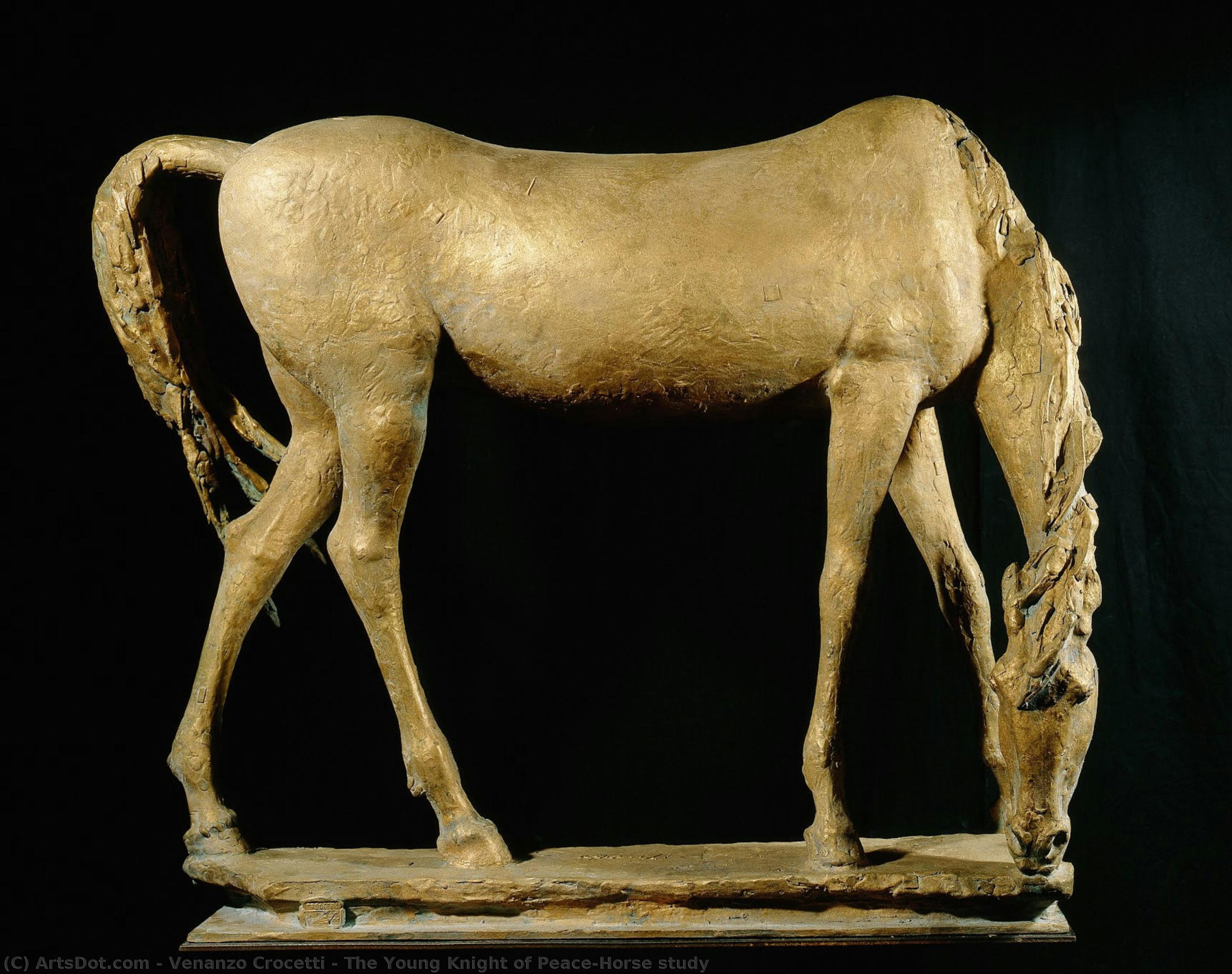 The Young Knight Of Peace-horse Study — ヴェナンツォ・クロチェッティ