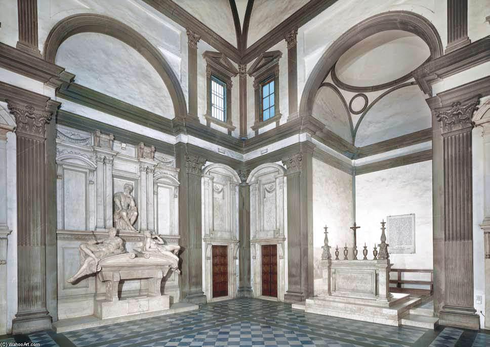 Vista De La Capilla Medici — Miguel Ángel