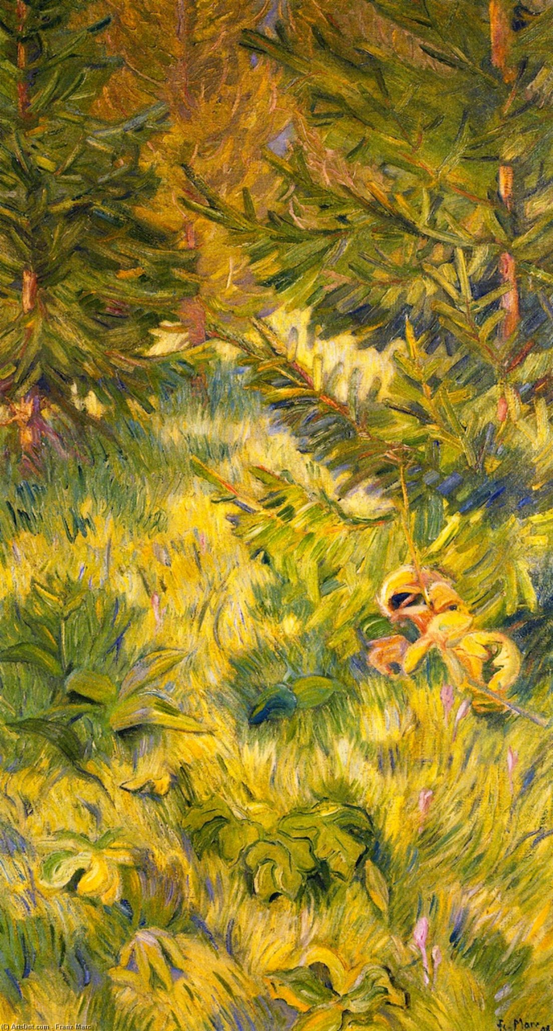 Study In Green — Франц Марк