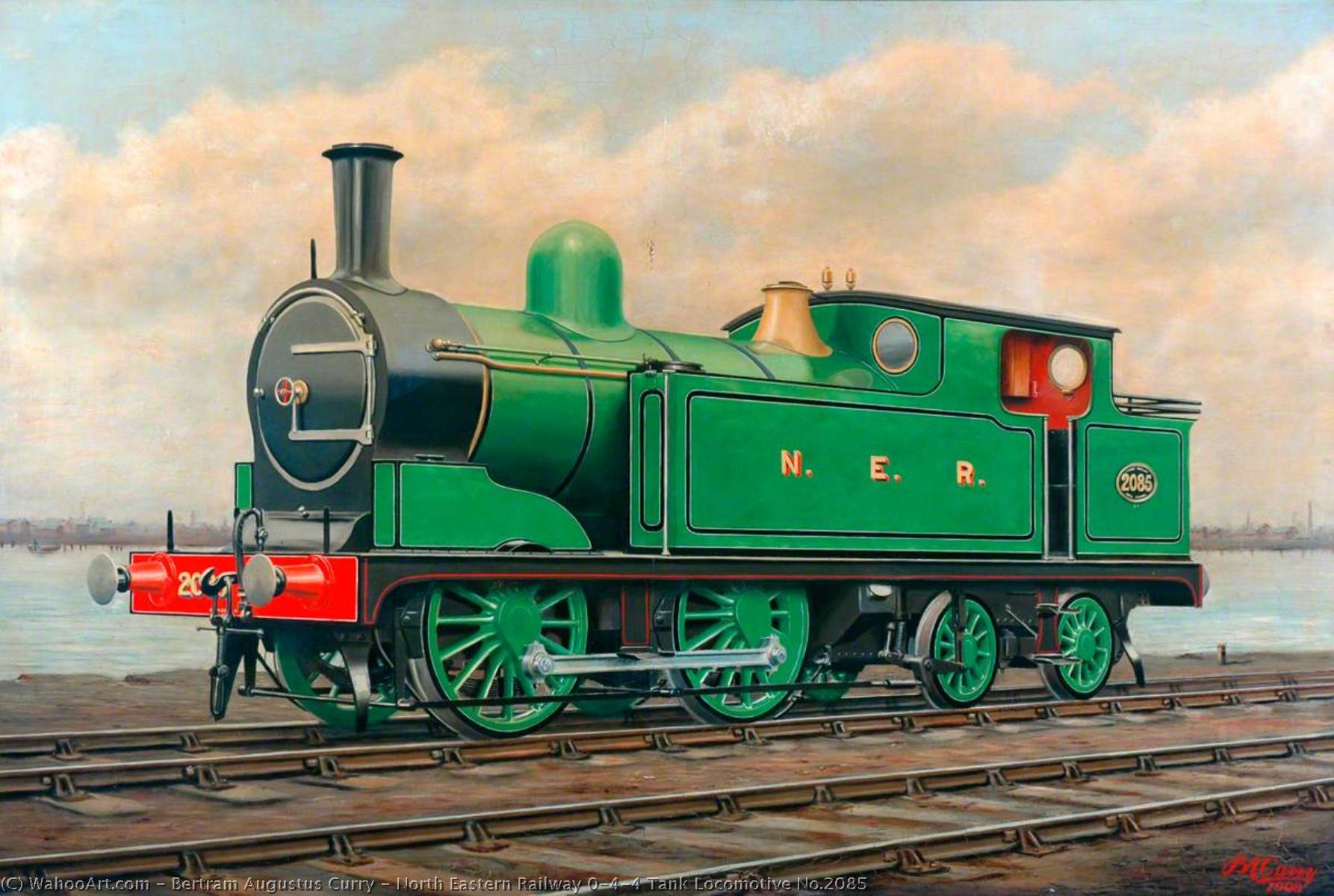 North Eastern Railway 0–4–4 Tank Locomotive No.2085 — Bertram Augustus Curry
