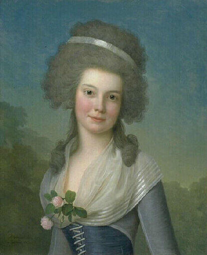 Portrait De Mademoiselle Susan Johnston — Adolf Ulrik Wertmüller