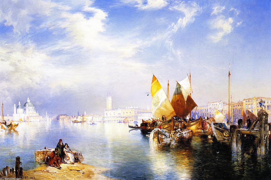 Venice Fishmarket — Thomas Moran