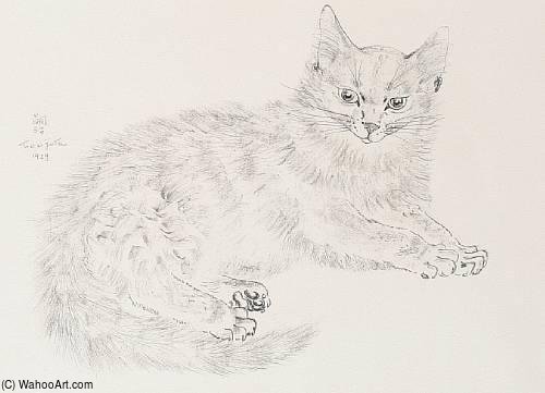 Recumbent Cat — Léonard Tsuguharu Foujita