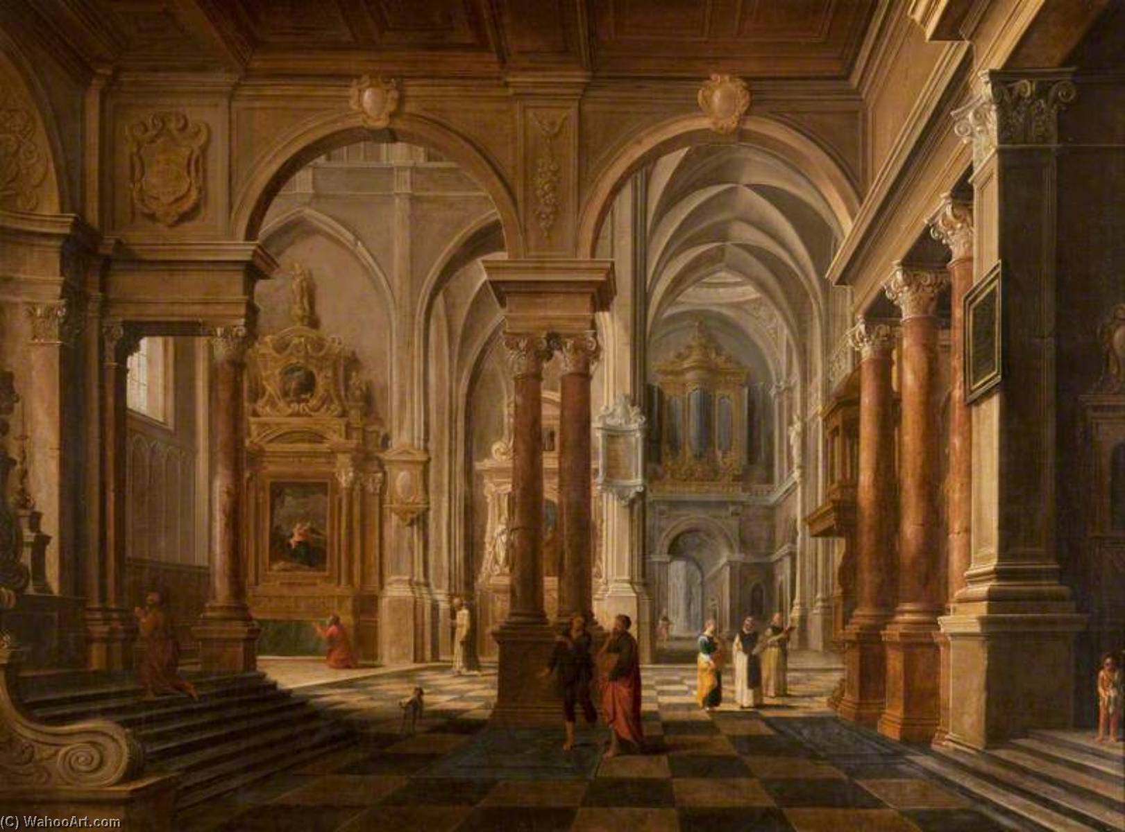 An Imaginary Church Interior — Bartholomeus Van Bassen
