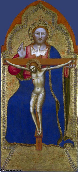 The Trinity - Central Pinnacle Panel — Jacopo Di Cione