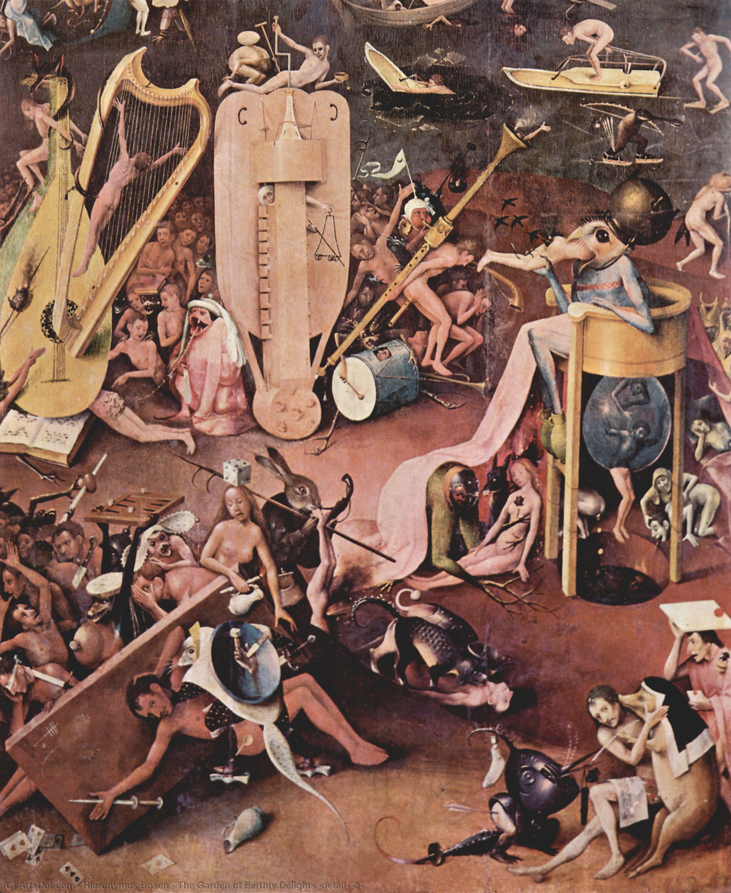 The Garden Of Earthly Delights (detail) (9) — Hieronymus Bosch