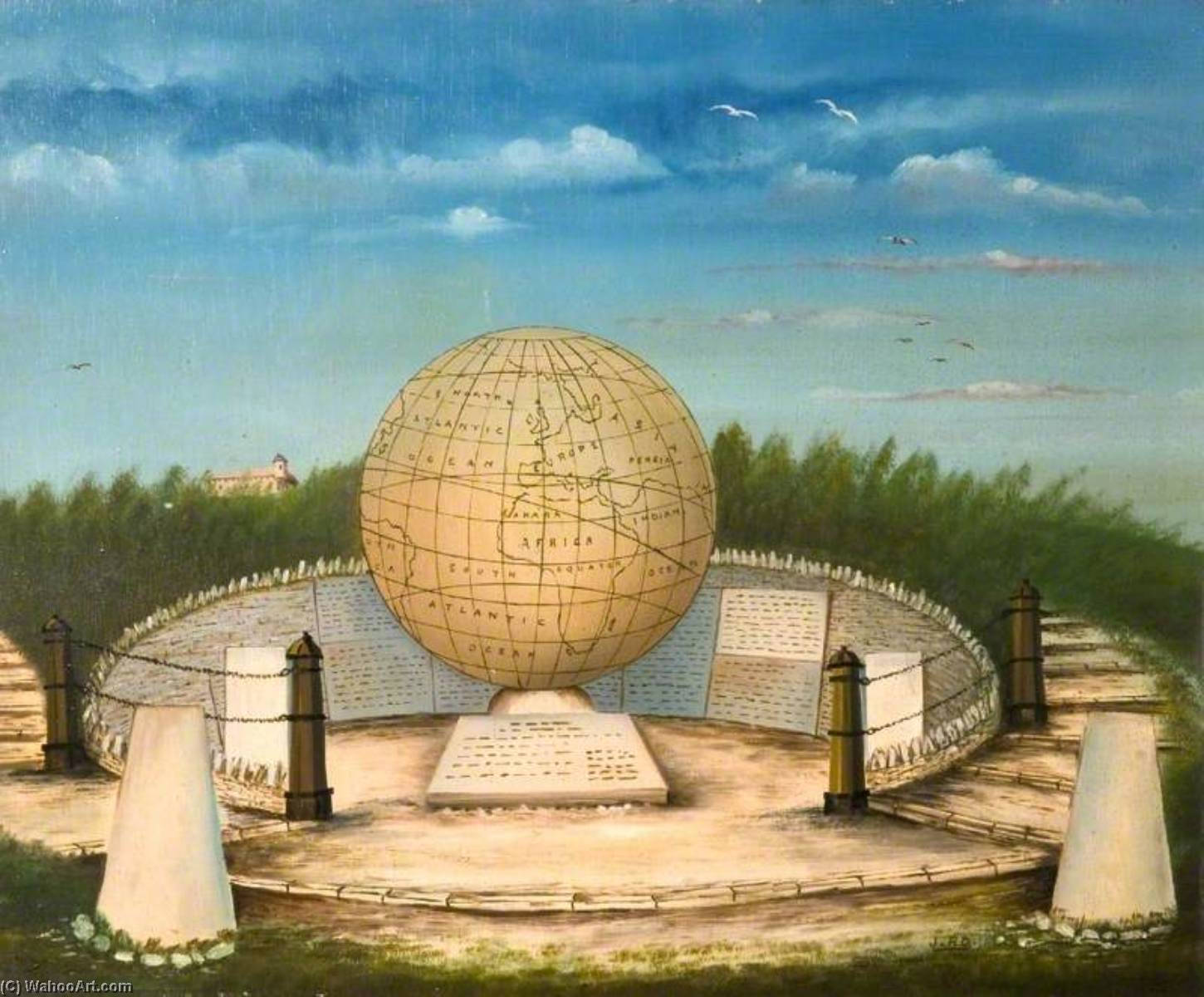 Globe At Durlston, Swanage, Dorset — Job Hardy