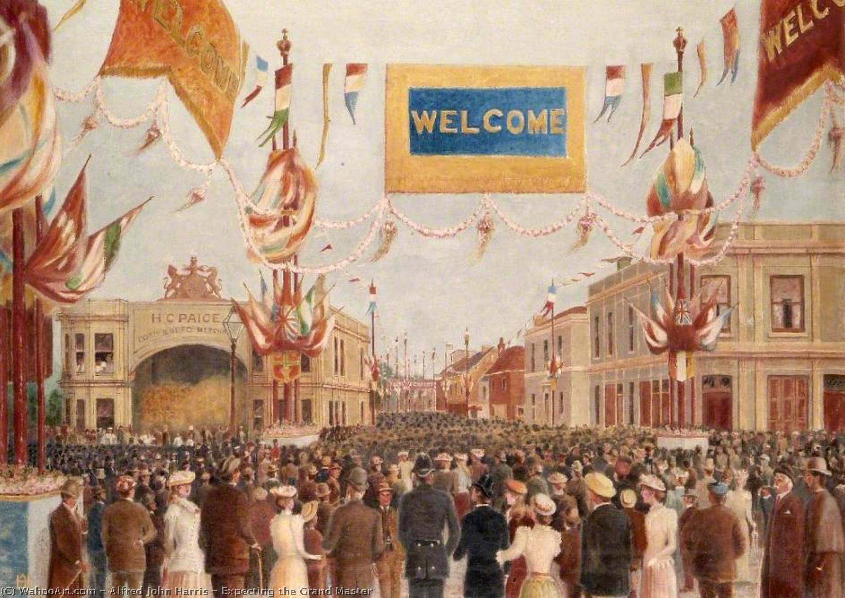 Expecting The Grand Master — Alfred John Harris